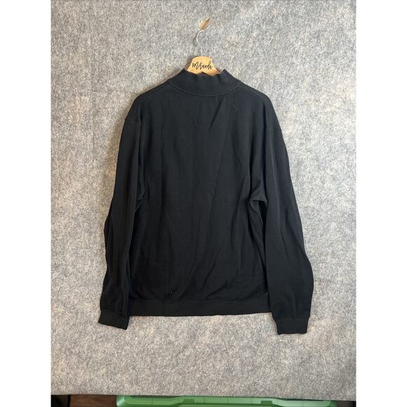 Cutter & Buck Pacific Lutheran University Lutes Football 1/4 Zip Sweater Mens XL - Picture 7 of 9